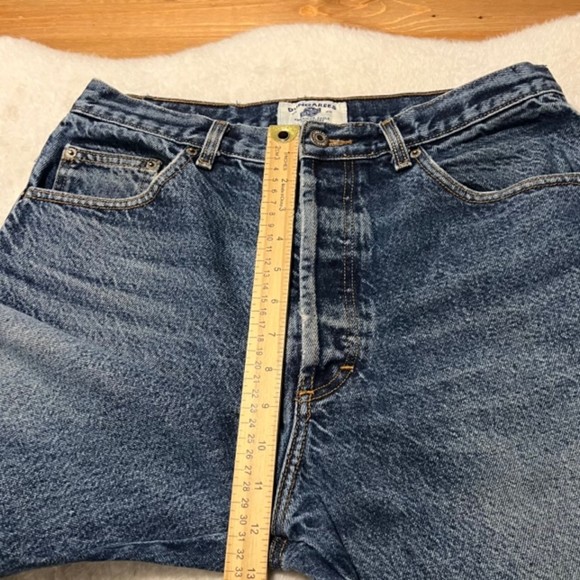 American Eagle Outfitters Dungarees Mens Buttonfly Blue Denim Jeans Size W33 L30 - Picture 11 of 12